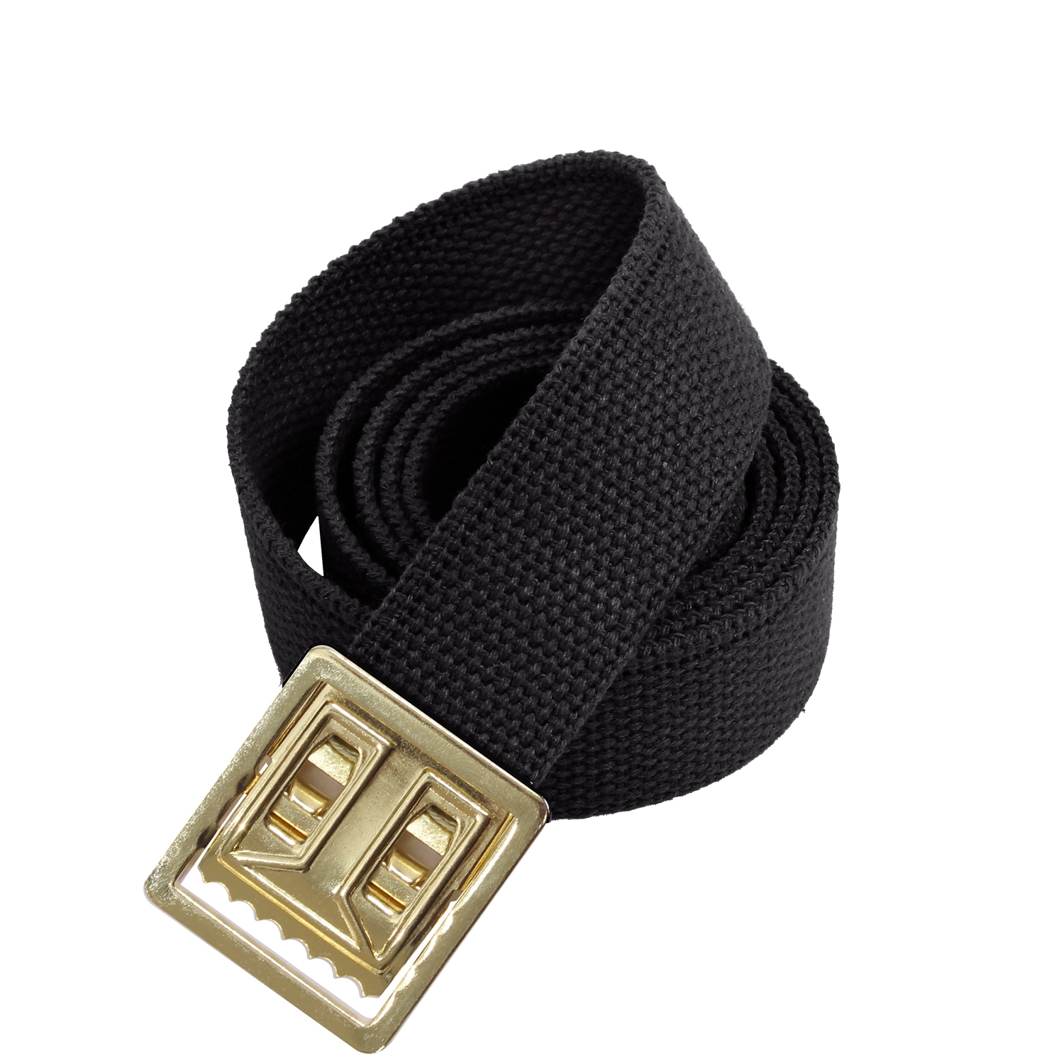 Rothco Rothco Military Web Belts With Open Face Buckle - Gold, Black, 54 In