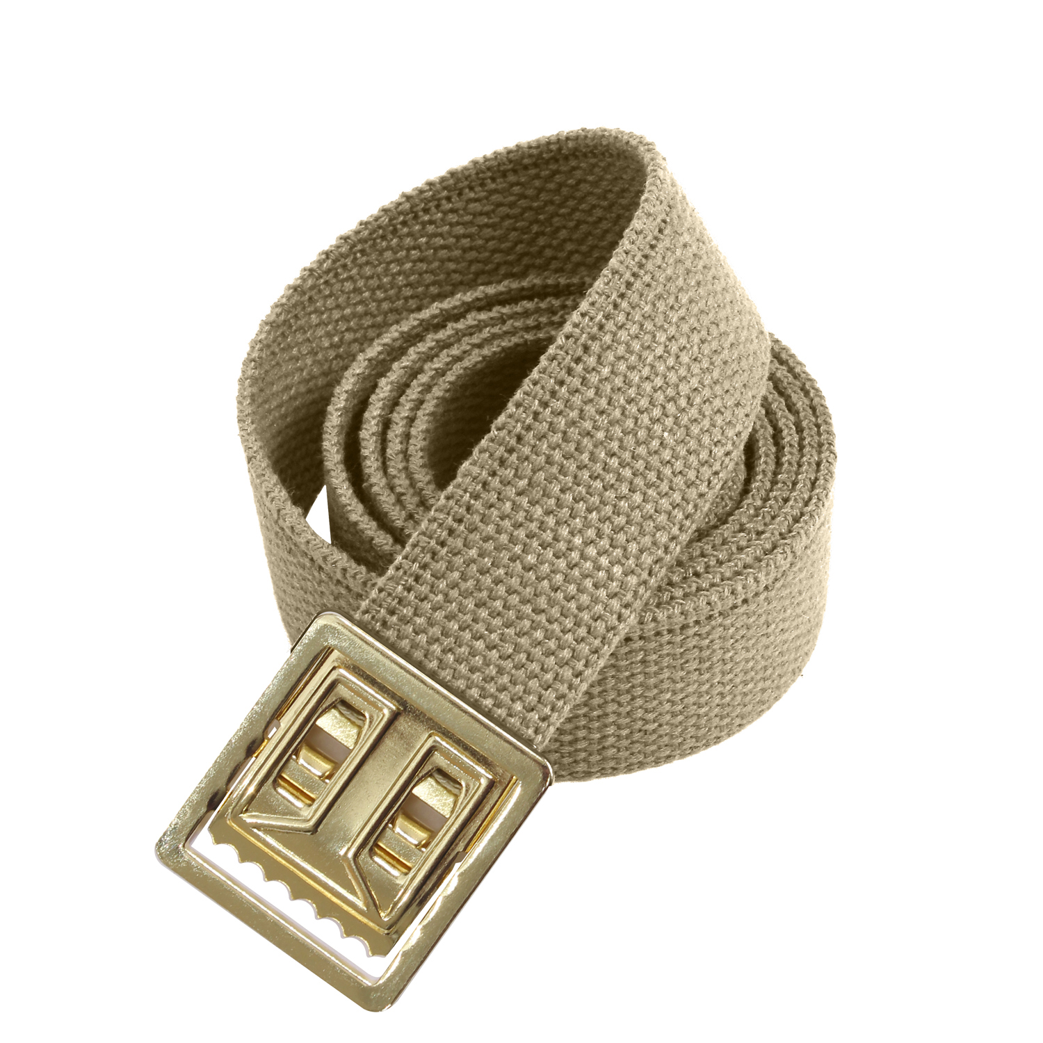 Rothco Rothco Military Web Belts With Open Face Buckle - Gold, Khaki, 54 In
