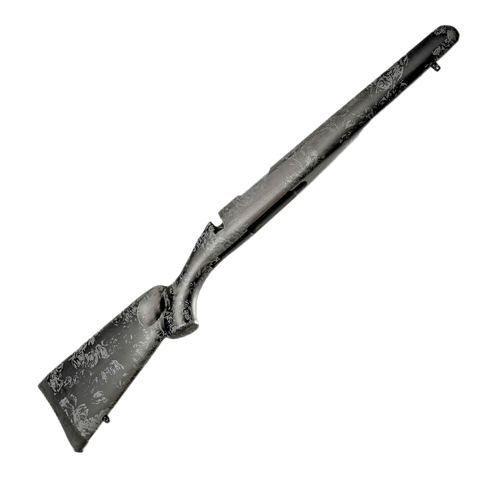 Christensen Arms FFT Varmint Contour Stock Fits Remington 700 LA, Carbon/Gray - Christensen Arms