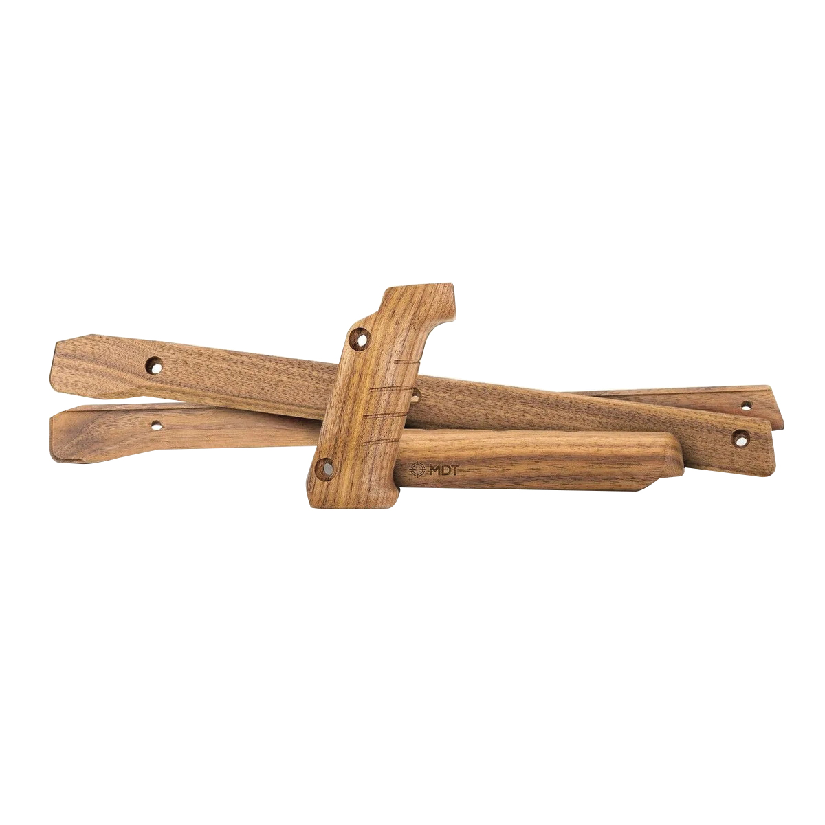MDT XRS Timber Kit w/Angled Grip Fits MDT XRS, Walnut - Mdt