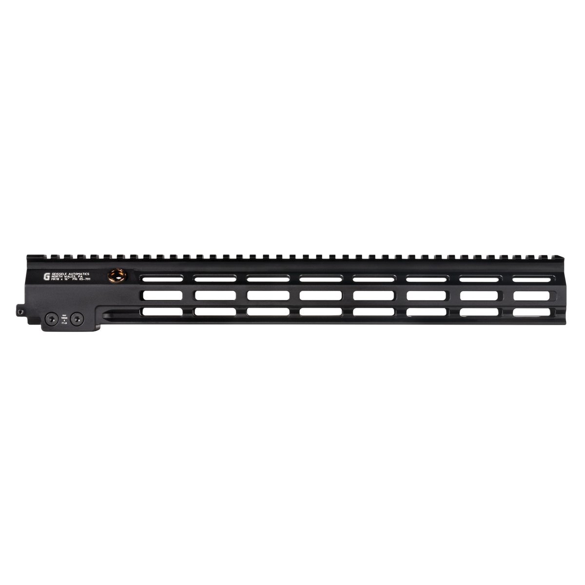 Geissele MK18 Super Modular M-LOK Free-Float Rail 16.50", Black - Geissele