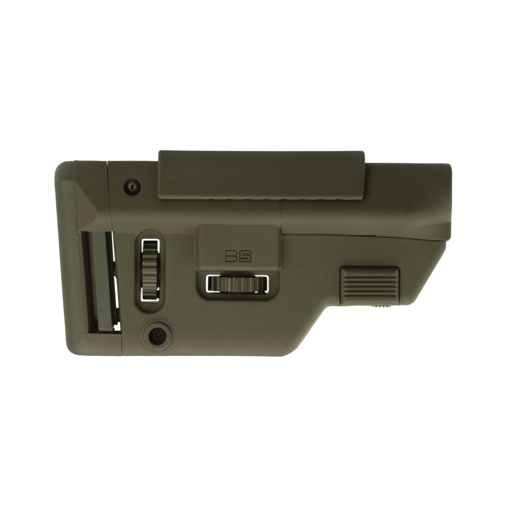 B5 Systems Long Mil-Spec Collapsible Precision Stock, OD Green - B5 Systems