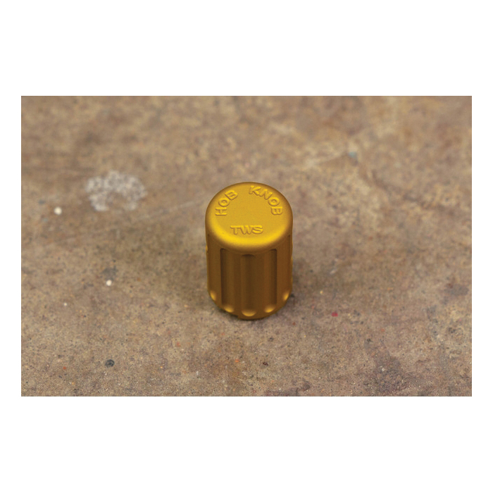 Texas Weapon Systems Hob Knob Enhanced Charging Handle, Gold - Texas Weapon Systems