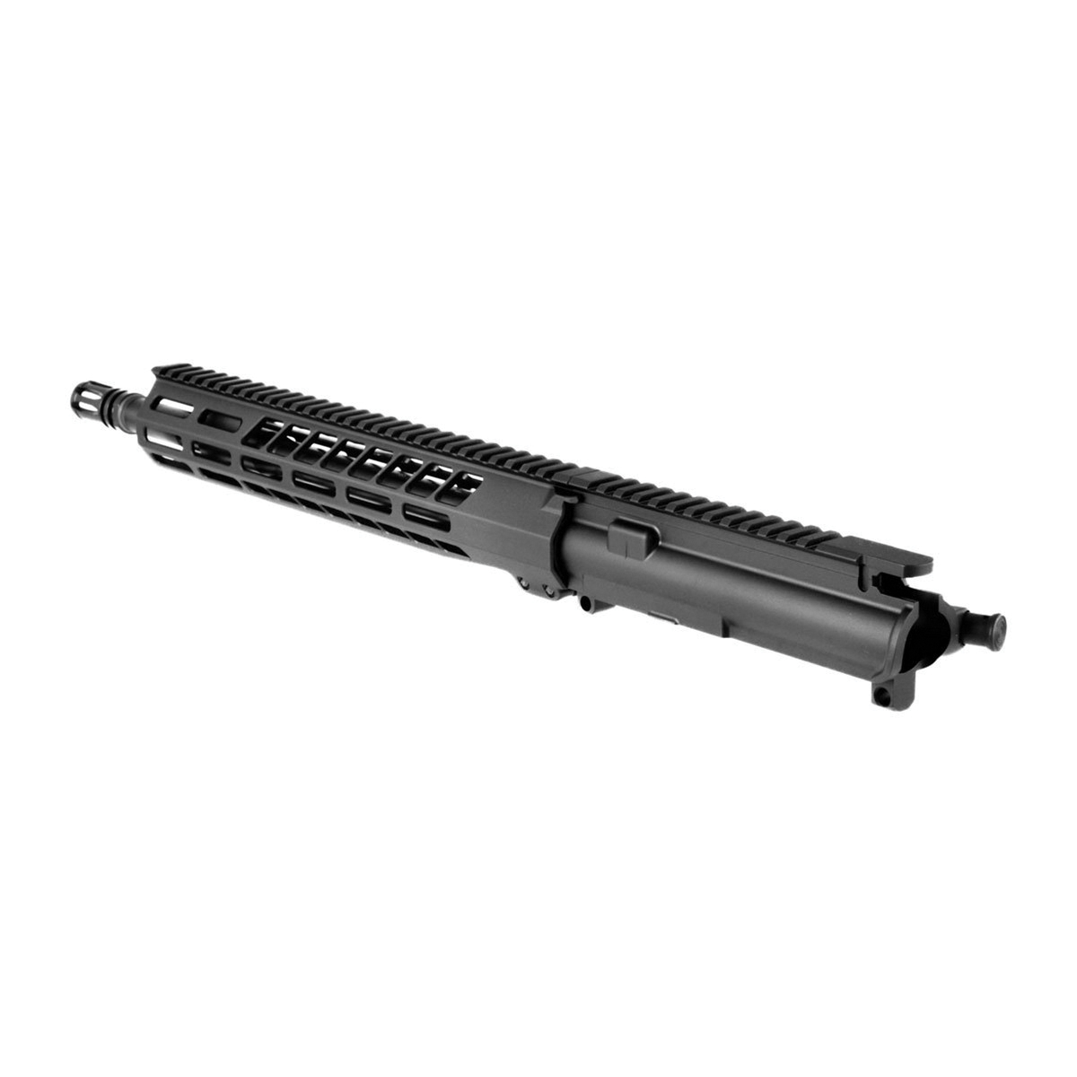 Brownells BRN-15 13.70" Railed Upper 5.56x45mm 1:7 Mid-Length no BCG&CH, Black - Brownells