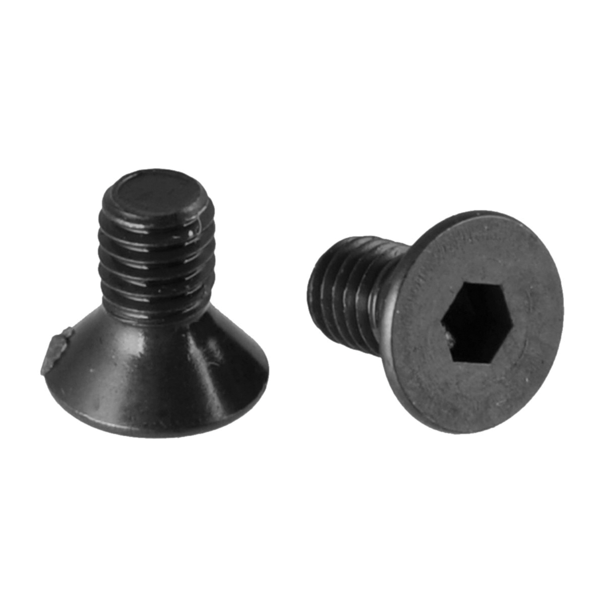 Brownells 2-Pack Bipod Hex Drive Flat Head Screw #10-32 x 3/8", Black - Brownells