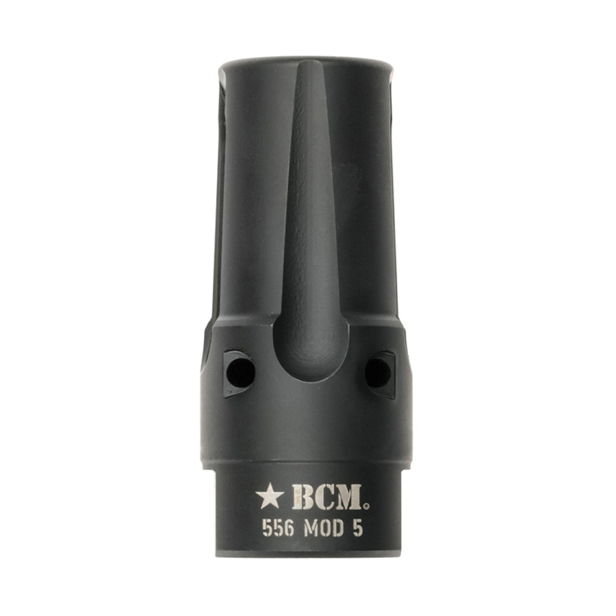 Bravo Company Mod 5 Compensator 1/2-28, Black - Bravo Company