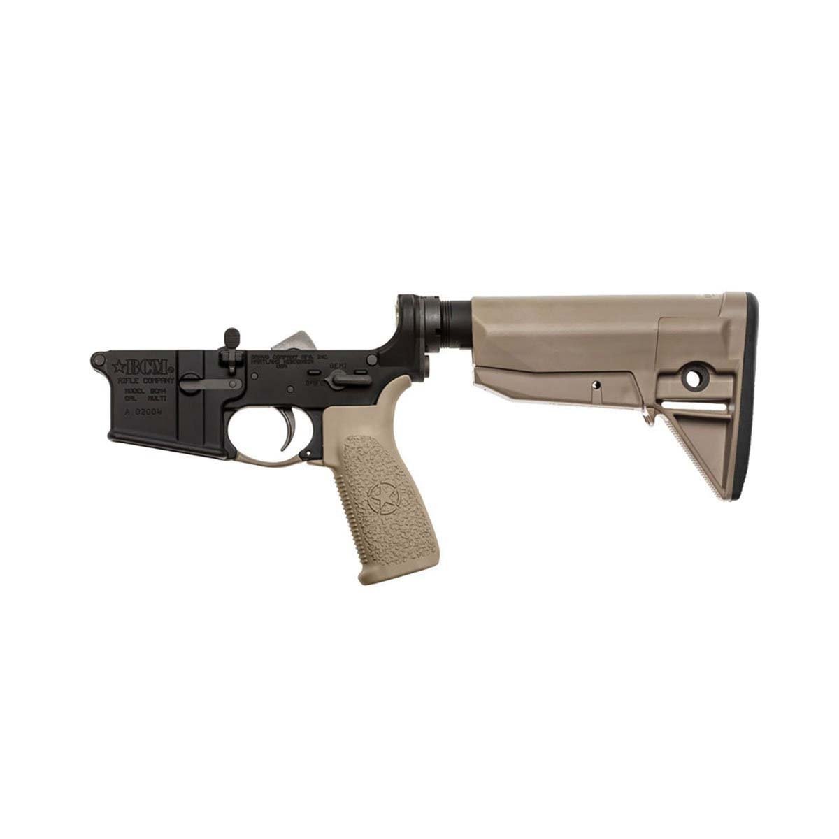 Bravo Company Complete Lower w/MK2RMS-M1T0 Recoil Migration/Mod 0 Stock 5.56x45mm, Flat Dark Earth - Bravo Company