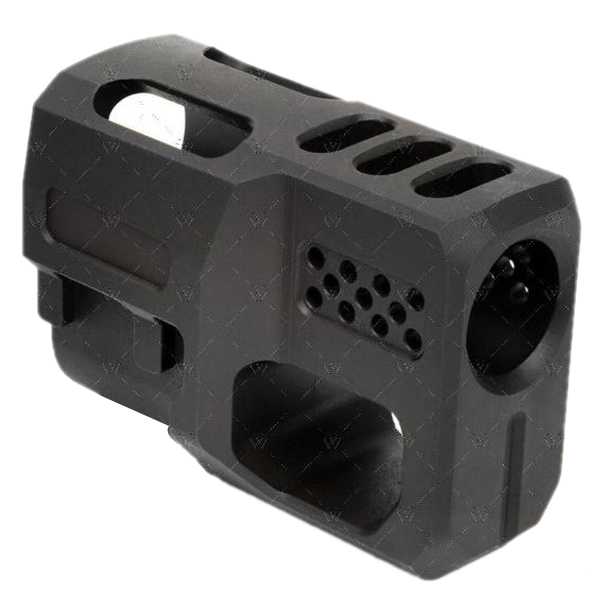 Strike Industries Strike Modular Chassis Compensator Fits Sig Sauer P320, Black - Strike Industries