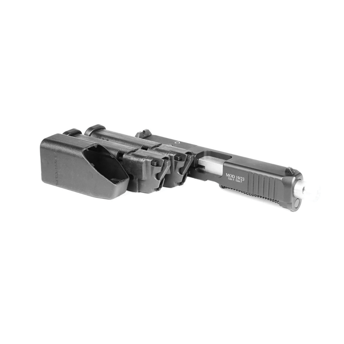 Advantage Arms Mod CA Conversion Kit .22LR Fits Glock Gen 5 G19/Glock Gen 5 G23, Black - Advantage Arms