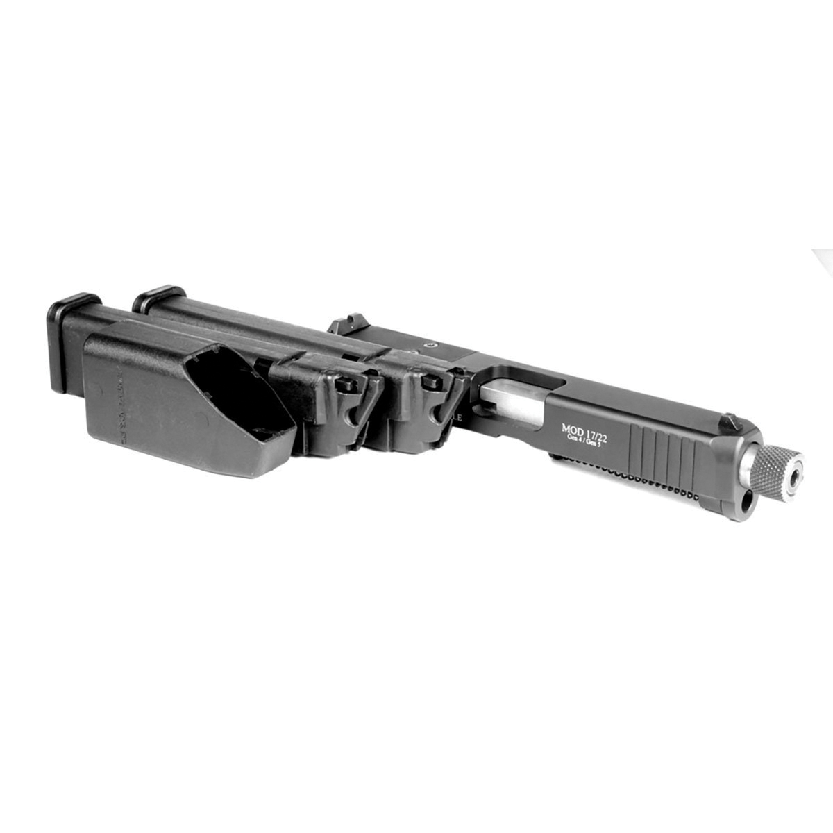 Advantage Arms Mod Conversion Kit .22LR Fits Glock Gen 4 G17/Glock Gen 4 G22, Black - Advantage Arms