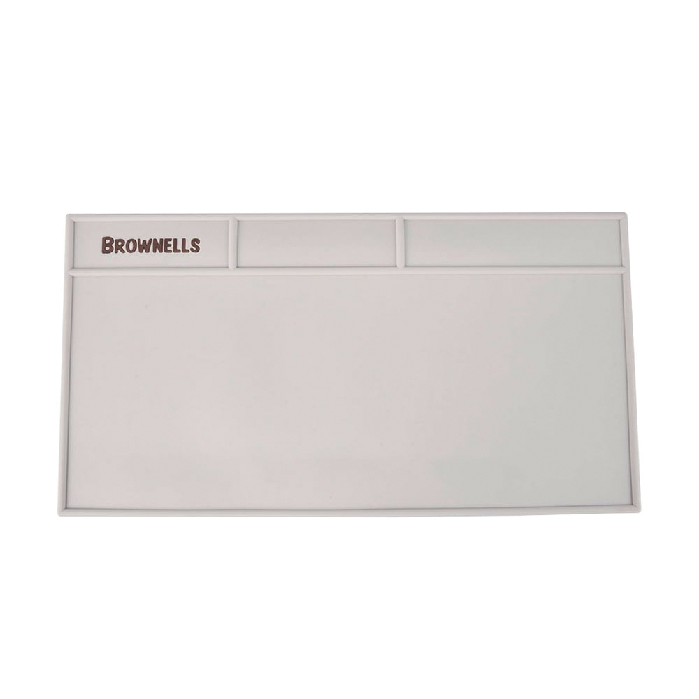 Brownells 17" x 11" x 0.25" Workbench Mat, Gray - Brownells
