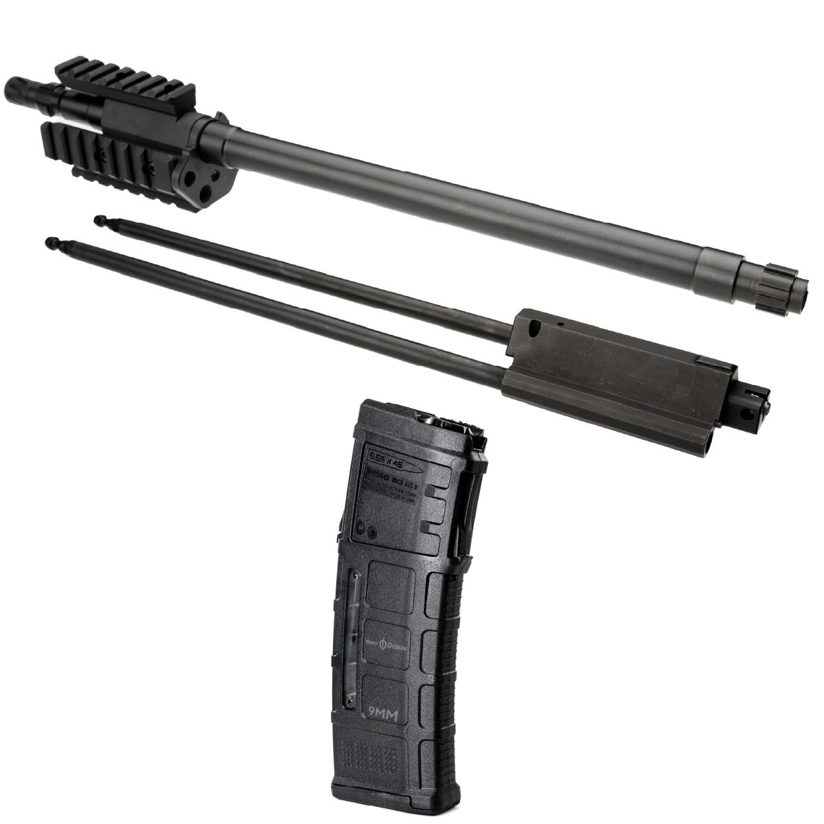 Heresy Design Aug Conversion Kit 9mm Fits Steyr Arms AUG A3 M1, Black - Heresy Design