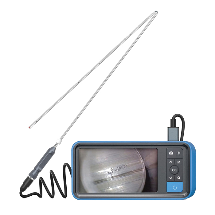 Teslong .22 Cal 26" Rigid Probe Focus and Fold Bore Scope w/4.5" IPS Screen - Teslong