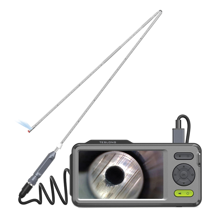 Teslong .22 Cal 26" Rigid Probe Focus and Fold Bore Scope w/5" IPS Screen - Teslong