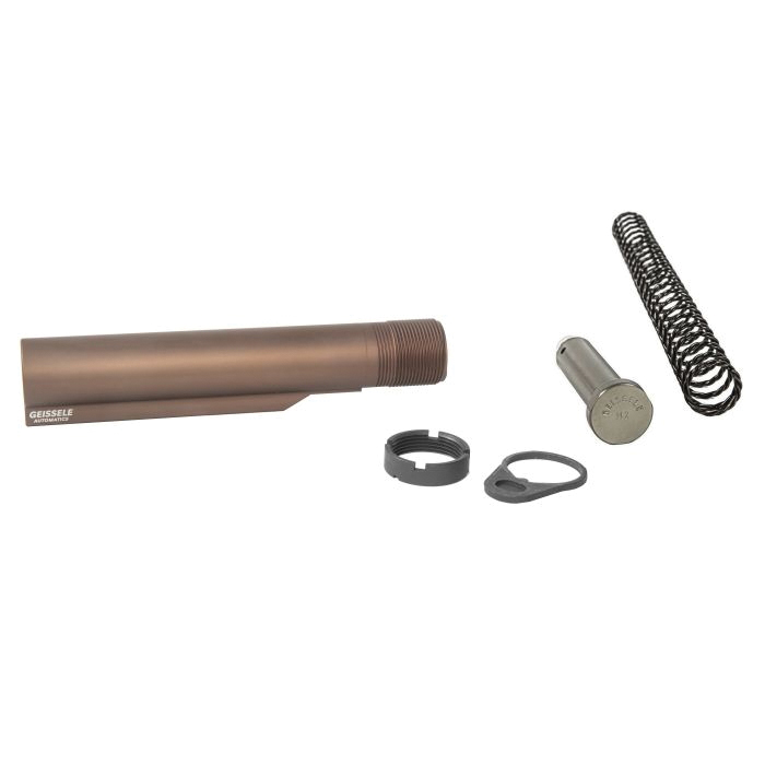 Geissele Premium Mil-Spec Buffer Tube Assembly, Desert Dirt - Geissele