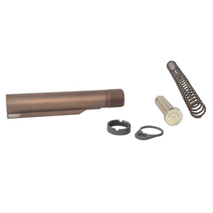 Geissele Premium Mil-Spec Buffer Tube Assembly, Desert Dirt - Geissele