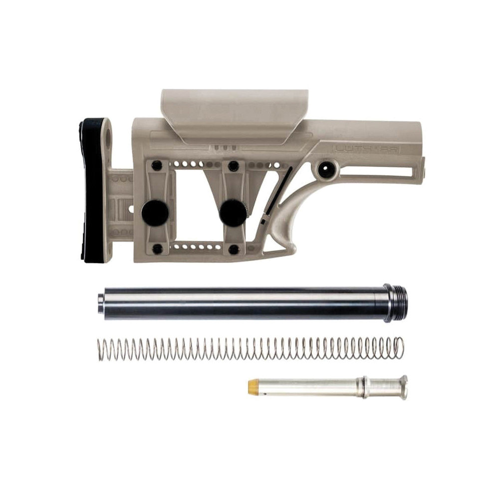 Luth-AR MBA-1 Buttstock w/Buffer Assembly, Flat Dark Earth - Luth-Ar