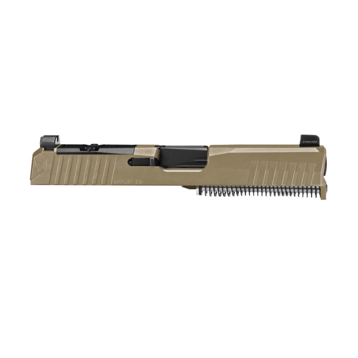 Lone Wolf Dusk RMR Cut Complete Upper Slide Fits Glock Gen 3 G19, Flat Dark Earth - Lone Wolf
