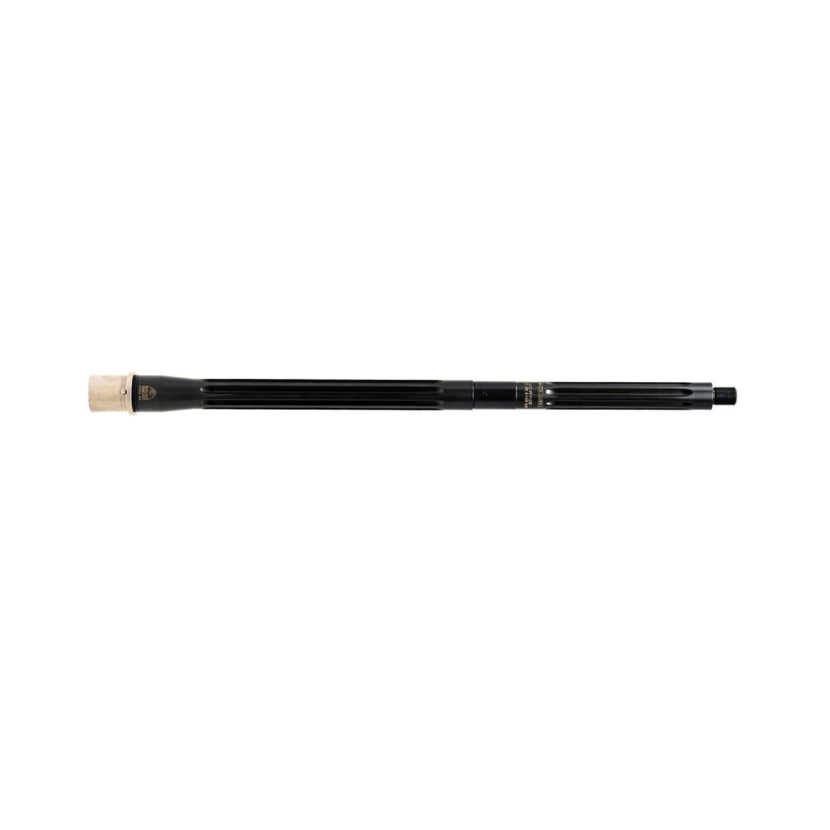 Faxon Firearms Match Mid-Length 5R Rifled Heavy Fluted Barrel .223 Wylde 16", Black - Faxon Firearms
