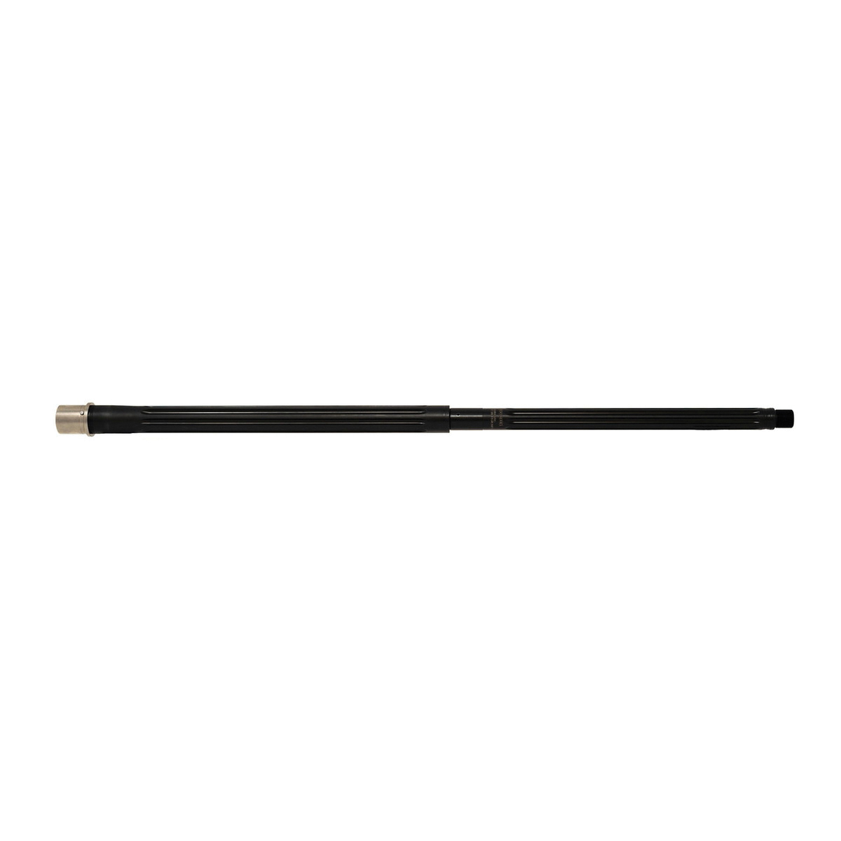 Faxon Firearms Match Rifle-Length 5R Button Rifled Heavy Fluted Barrel 6mm ARC 24", Black - Faxon Firearms