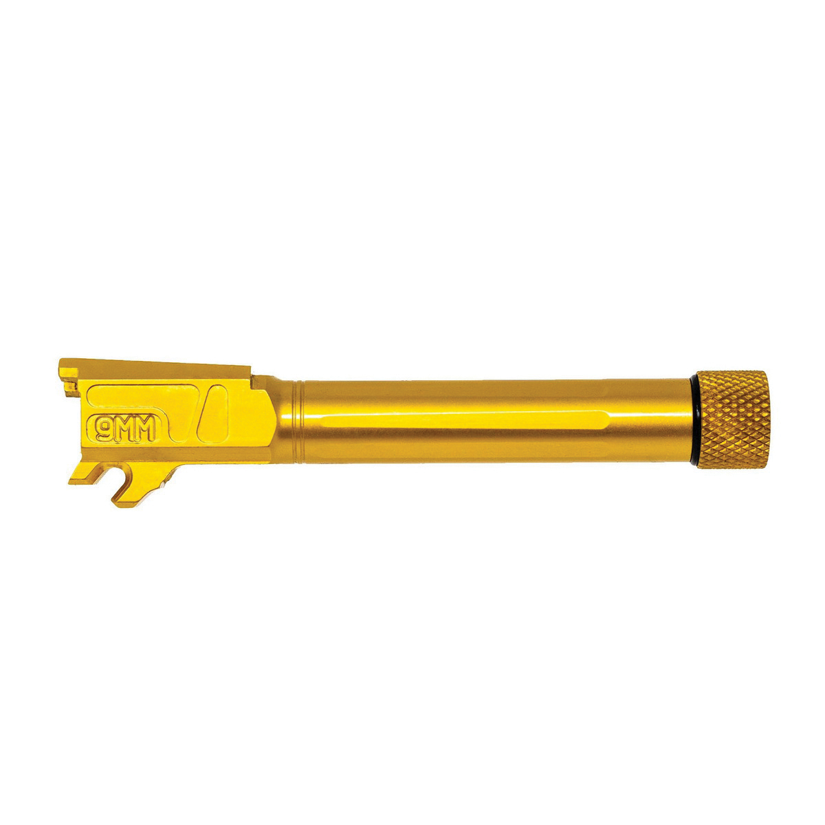 Faxon Firearms Conventional Rifled Straight Fluted Drop-In Barrel 9mm Fits Sig Sauer P365-XL, Gold - Faxon Firearms