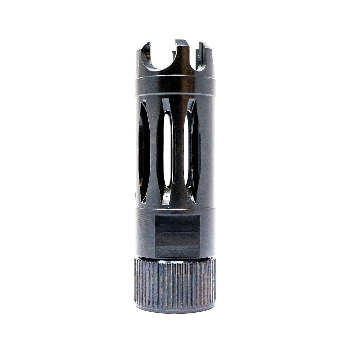 Faxon Firearms MuzzLok Ported Flash Hider, Black - Faxon Firearms