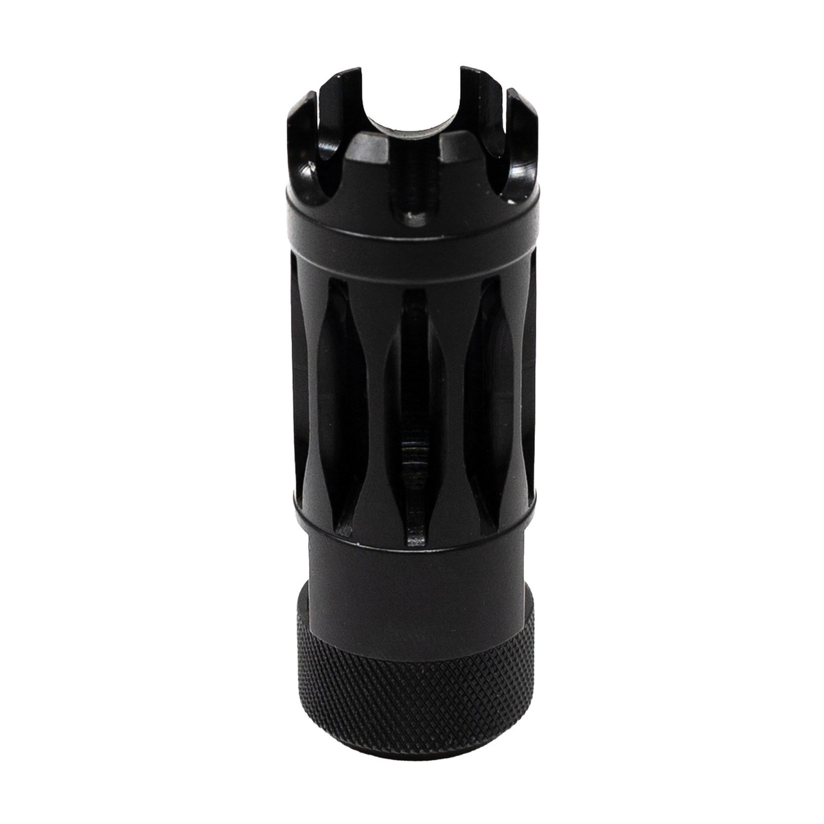 Faxon Firearms MuzzLok Ported Flash Hider 5/8-24, Black - Faxon Firearms