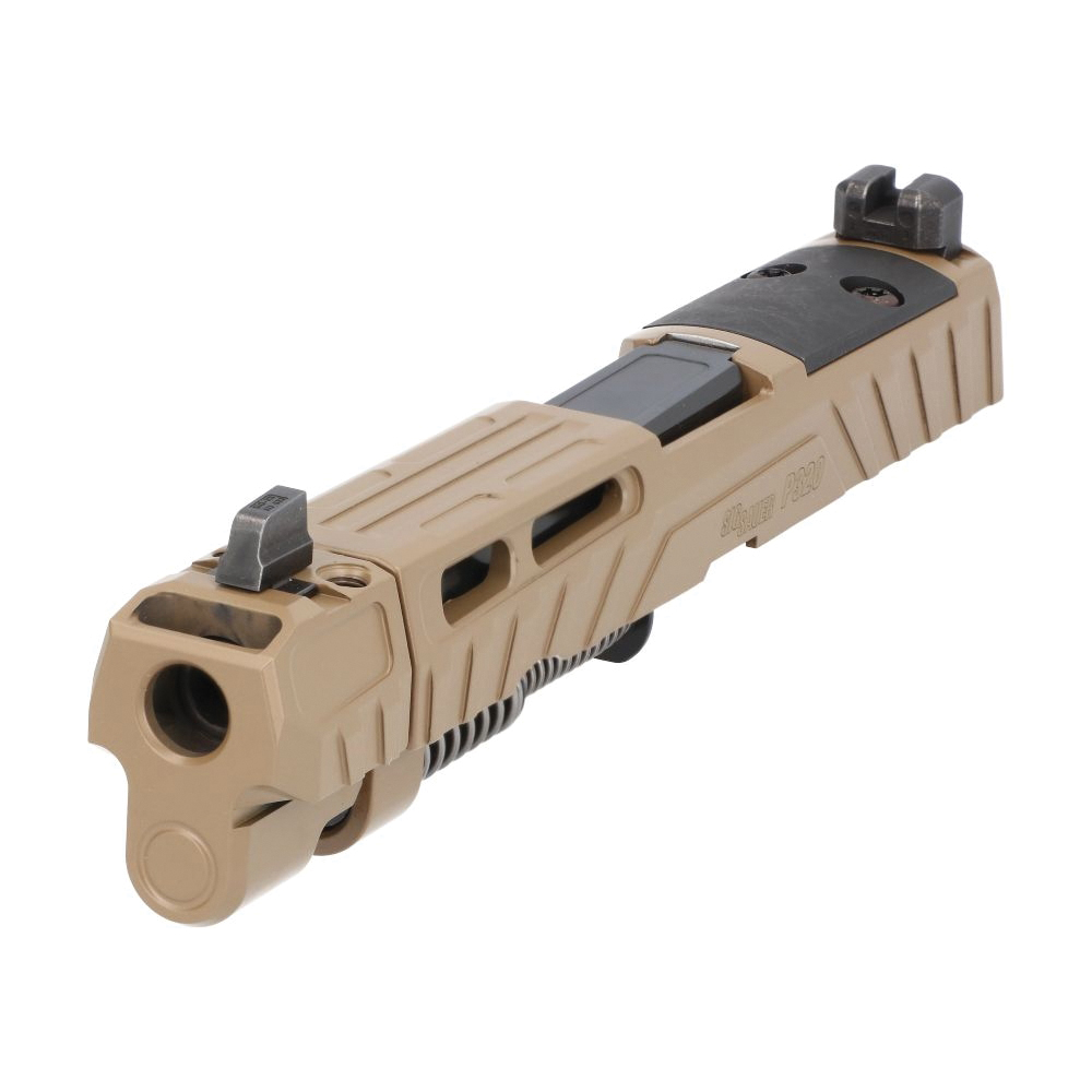 Sig Sauer Optic Ready Complete Slide Assembly Fits P320 Spectre Comp Full-Size, Coyote Brown - Sig Sauer