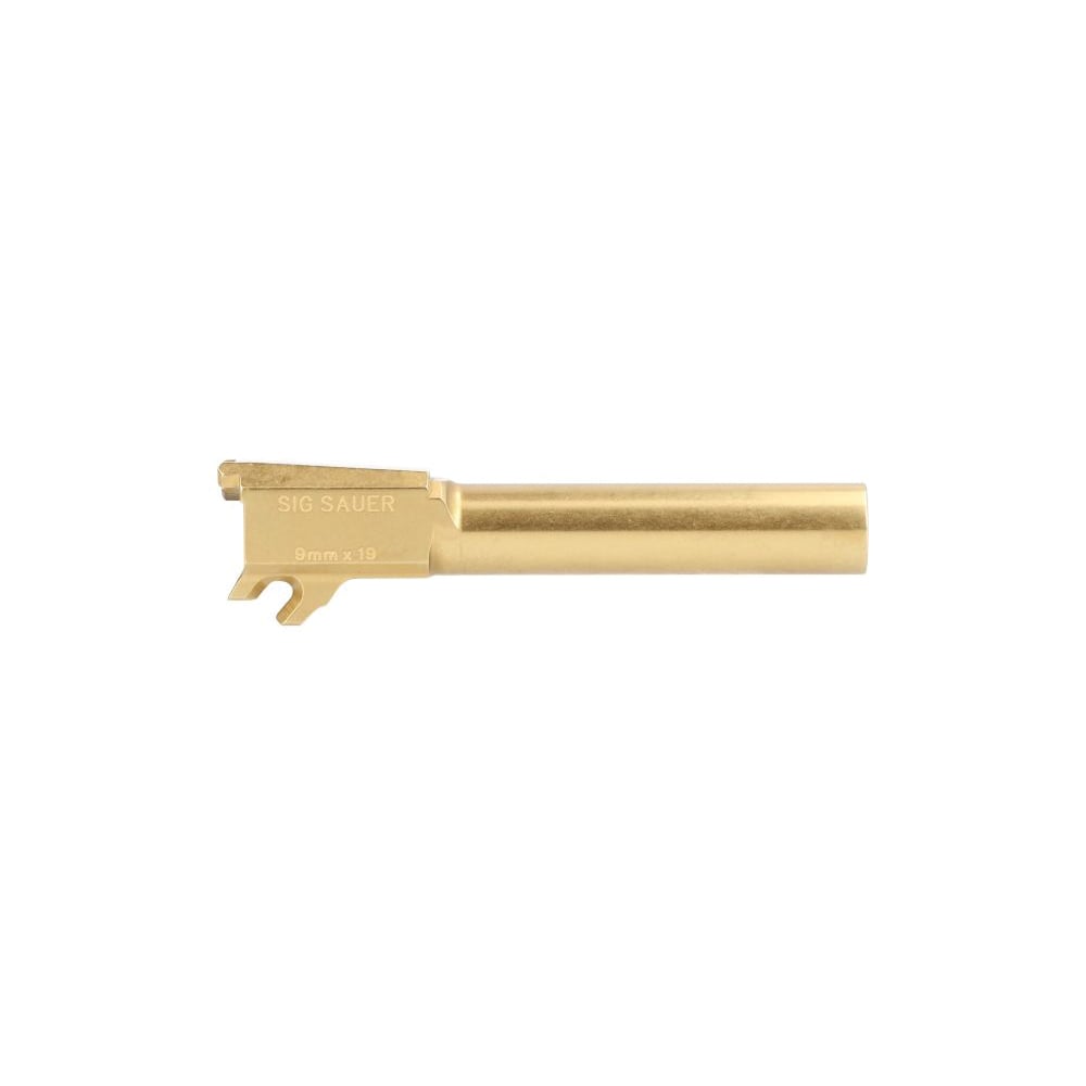 Sig Sauer Non-Threaded Barrel w/LCI 9mm 3.70" Fits Sig Sauer P365-XL, Gold - Sig Sauer