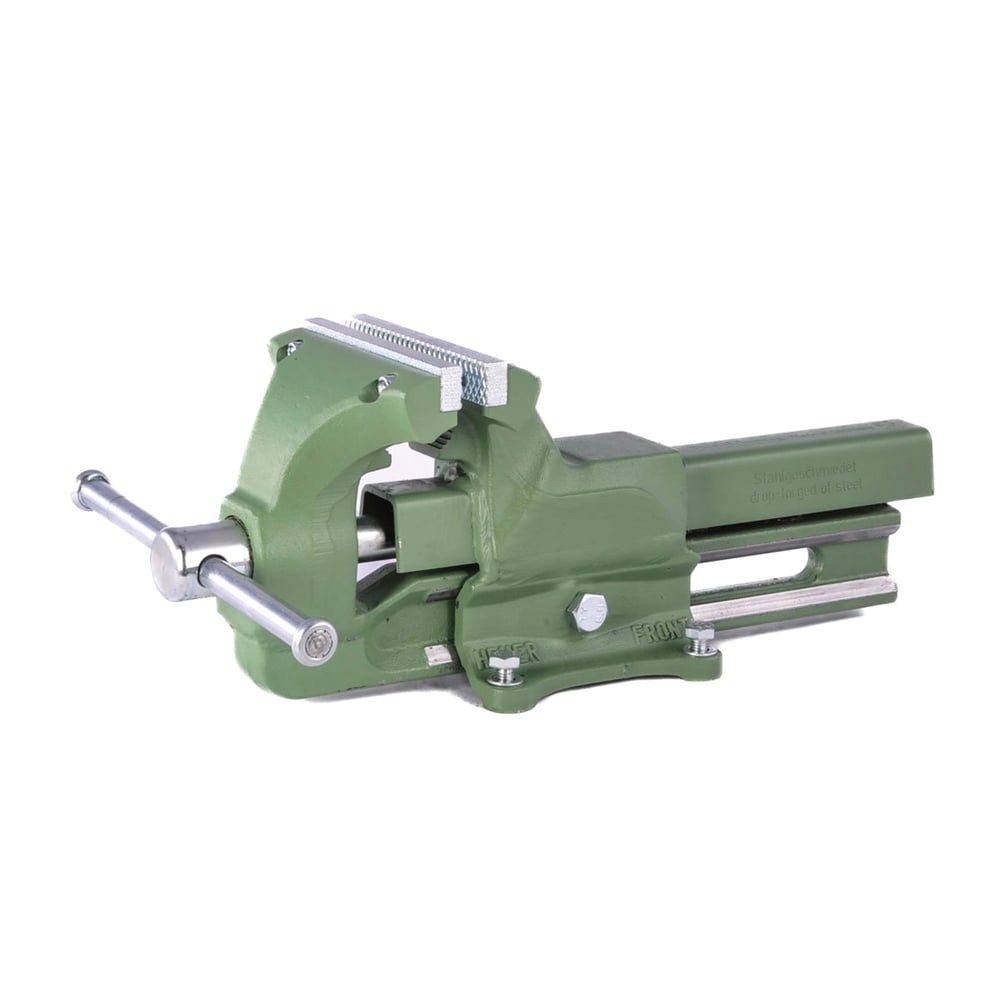 Brownells 14.90" x 4.75" x 6" Gunsmith Bench Vise w/Replacement Jaw, Green