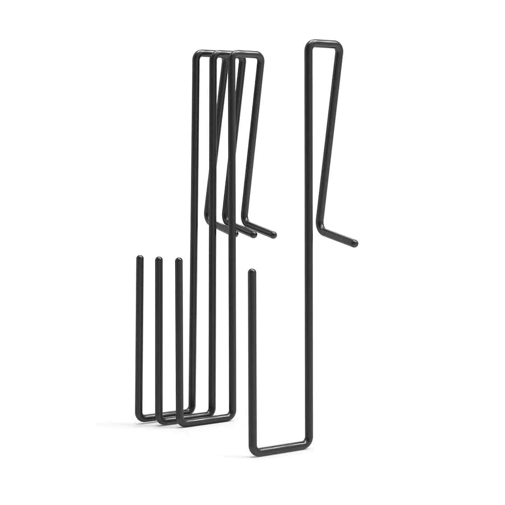 Lockdown Shelf Handgun Rack, Black Pack of 4 - Lockdown
