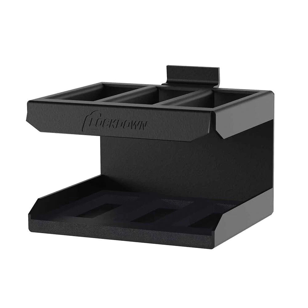 Lockdown Securewall Magazine Rack, Black - Lockdown