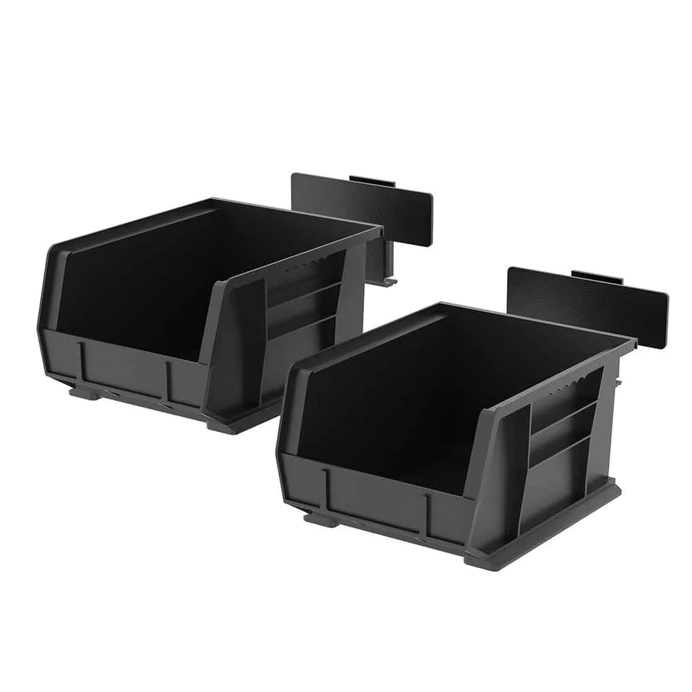 Lockdown Securewall 5.50" x 4" x 3" Bin Hanger, Black Pack of 2 - Lockdown