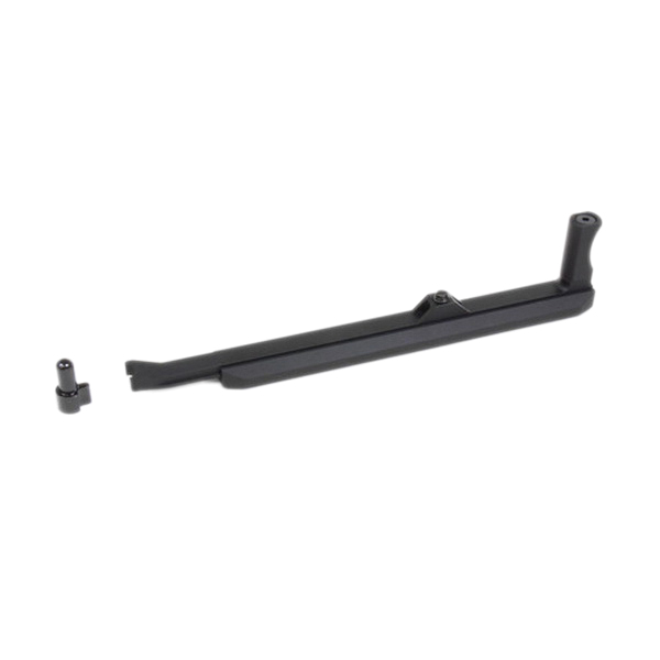 A3 Industries Curved Finger Knob Non-Reciprocating Charging Handle Fits Brownells BRN-180, Black - A3 Industries