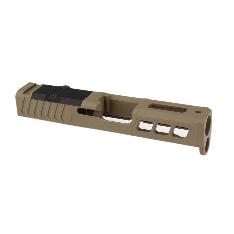 Zaffiri Precision ZPS.3 Optic Ready Slide Fits Glock G43/Glock G43X, Flat Dark Earth - Zaffiri Precision