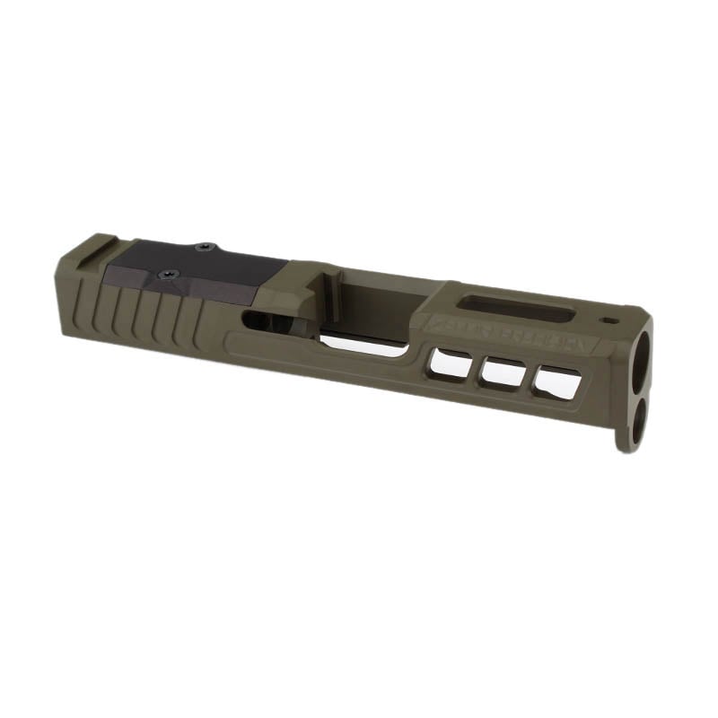 Zaffiri Precision ZPS.3 Optic Ready Slide Fits Glock G43/Glock G43X, OD Green - Zaffiri Precision