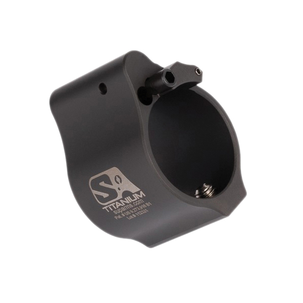 Superlative Arms Solid Set Screw Direct Impingement Adjustable Gas Block 0.936" x 1", Black - Superlative Arms