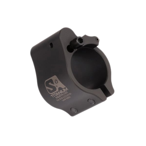 Superlative Arms Clamp-On Direct Impingement Adjustable Gas Block 0.75" x 1", Black - Superlative Arms