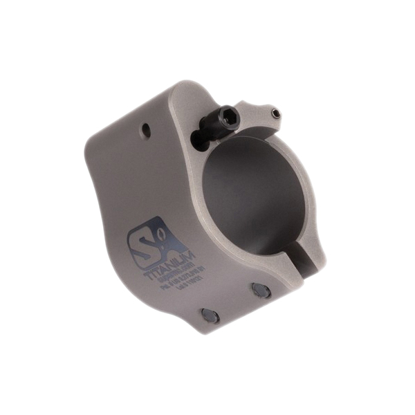 Superlative Arms Clamp-On Direct Impingement Adjustable Gas Block 0.75" x 1", Gray - Superlative Arms