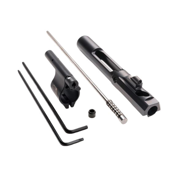 Superlative Arms Carbine-Length Piston System w/Clamp-On Gas Block 0.75" x 1", Black - Superlative Arms