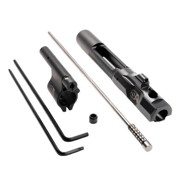 Superlative Arms Mid-Length Piston System w/Clamp-On Gas Block 0.625" x 1", Black - Superlative Arms