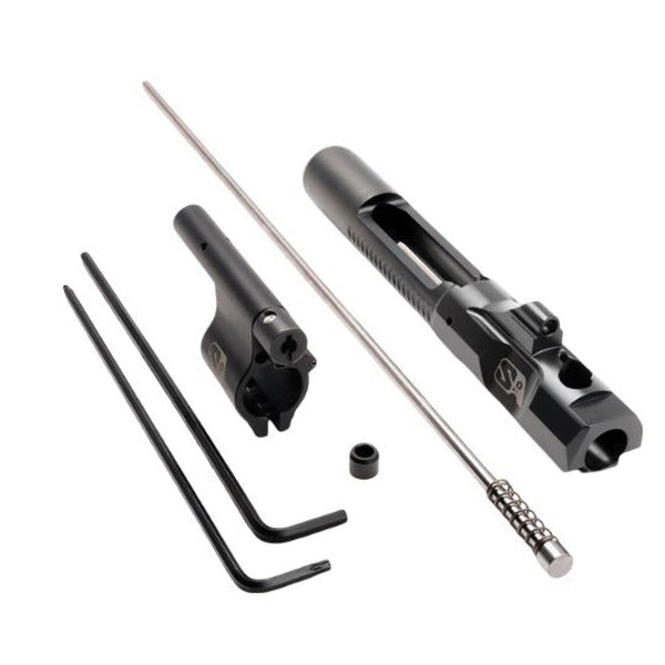 Superlative Arms Rifle-Length Piston System w/Clamp-On Gas Block 0.625" x 1", Black - Superlative Arms