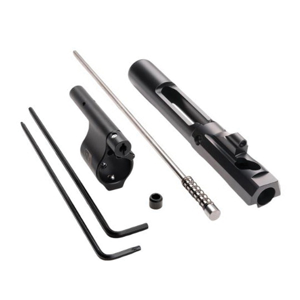 Superlative Arms Carbine-Length Piston System w/Solid Set Screw Gas Block 0.75" x 1", Black - Superlative Arms