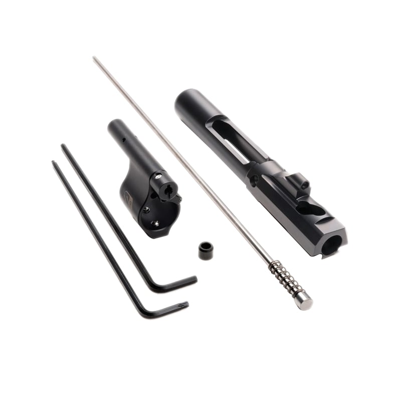 Superlative Arms Rifle-Length Piston System w/Solid Set Screw Gas Block 0.75" x 1", Black - Superlative Arms