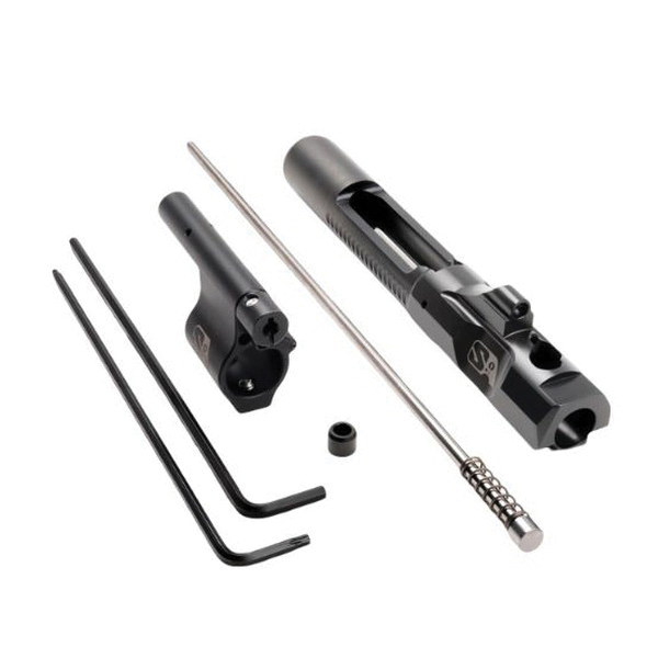 Superlative Arms Mid-Length Piston System w/Solid Set Screw Gas Block 0.625" x 1", Black - Superlative Arms