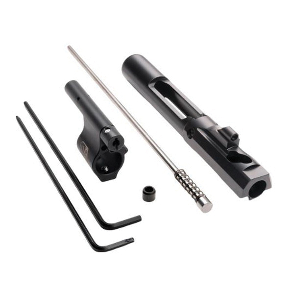 Superlative Arms Carbine-Length Piston System w/Solid Set Screw Gas Block 0.625" x 1", Black