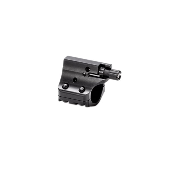 JP Enterprises D2 2-Piece Low-Profile Adjustable Gas Block w/Detent Adjustment 0.75", Black - Jp Enterprises