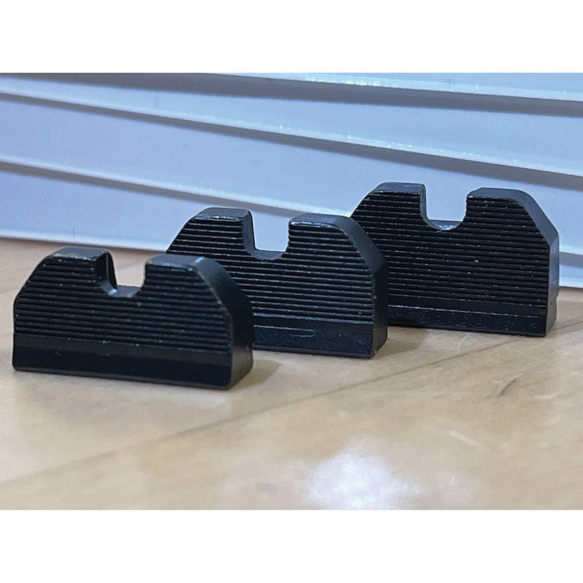 Brownells 3XL-Tall U-Notch Tritium Night Sight Set Front/Rear, White - Brownells
