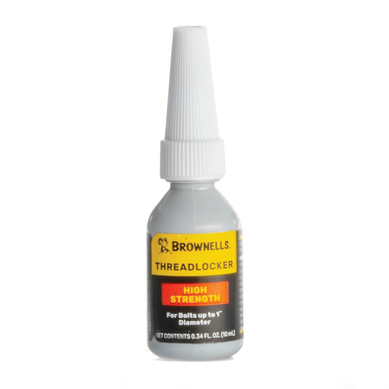Brownells Red High Strength Threadlocker, 10 mL Bottle - Brownells