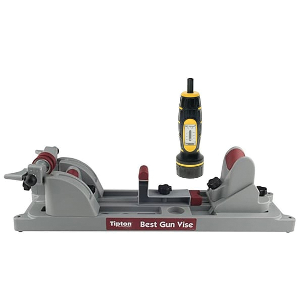 Tipton Best Gun Vise w/Fat Wrench Combo, Gray - American Outdoor Brands
